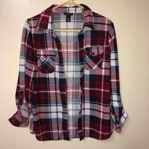 Rue21 plaid shirt